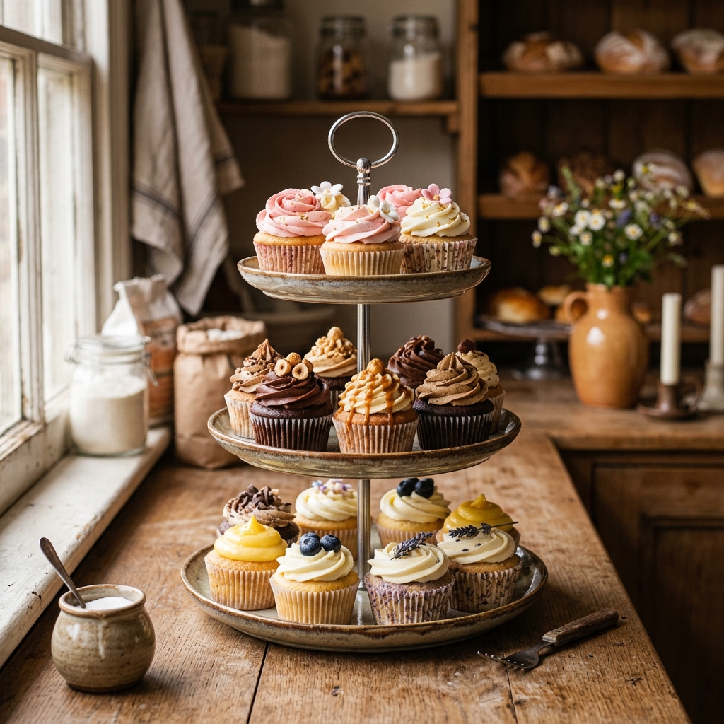 Sofia Cupcakes Tiered Stand
